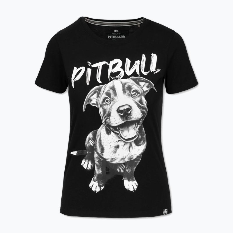 Shirt Damen Pitbull Puppy 2 black 5
