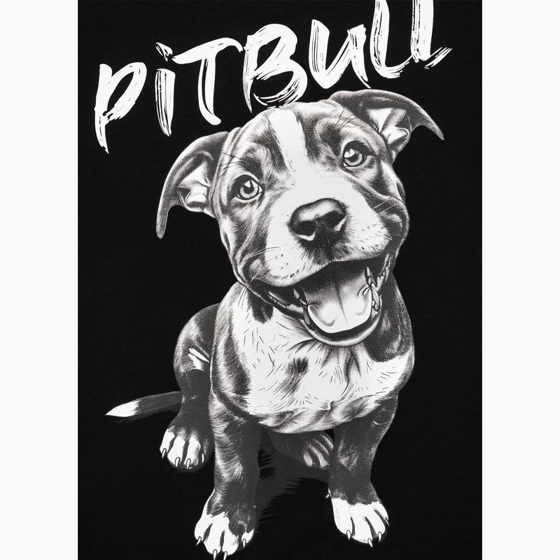 Shirt Damen Pitbull Puppy 2 black 8