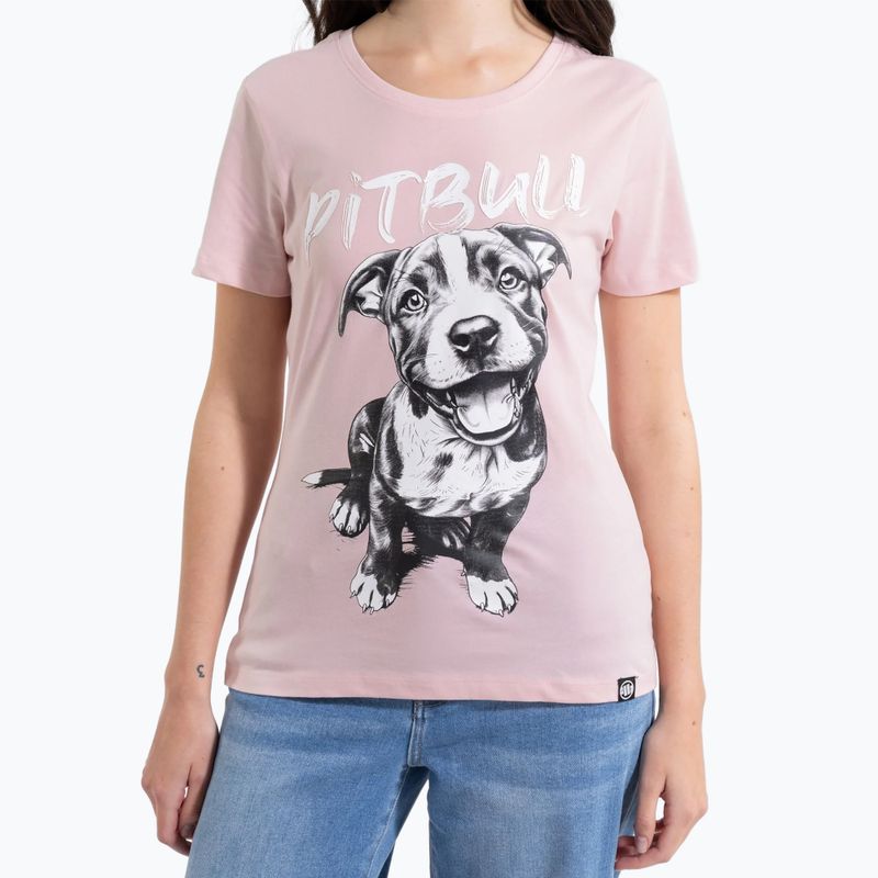 Shirt Damen Pitbull Puppy 2 powder pink 4