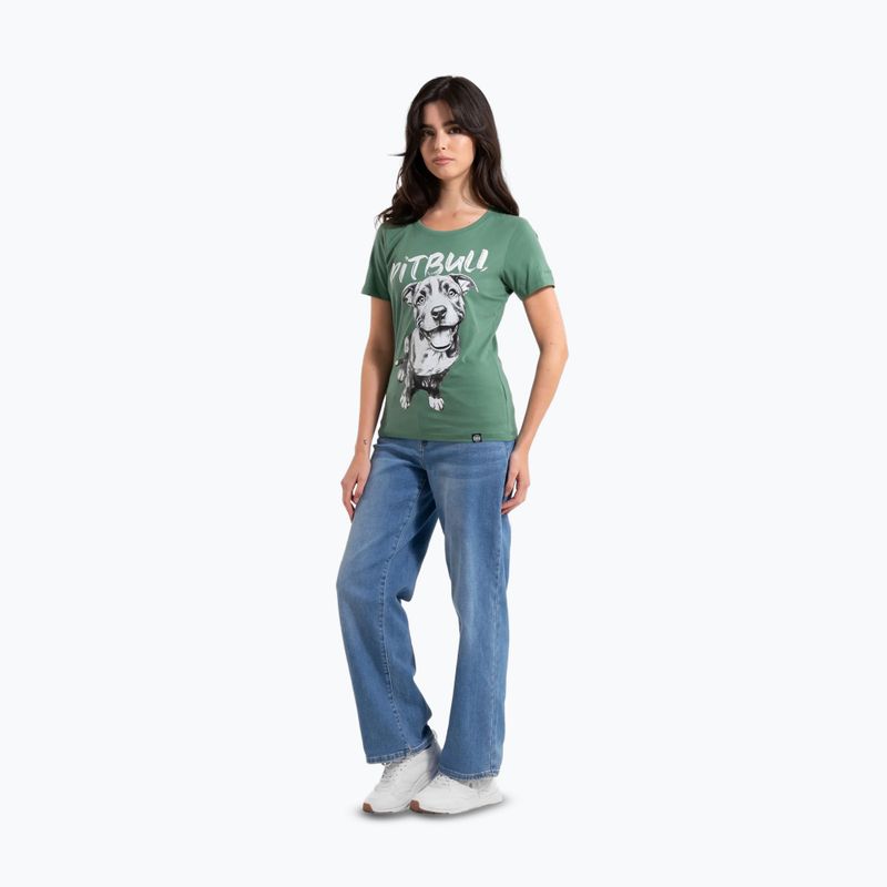 Shirt Damen Pitbull Puppy 2 mint 2