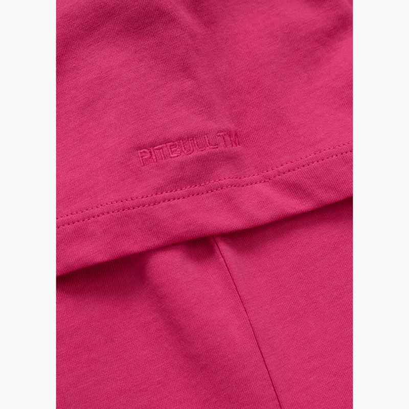 Shirt Damen Pitbull Synglasses Dog raspberry gold 9
