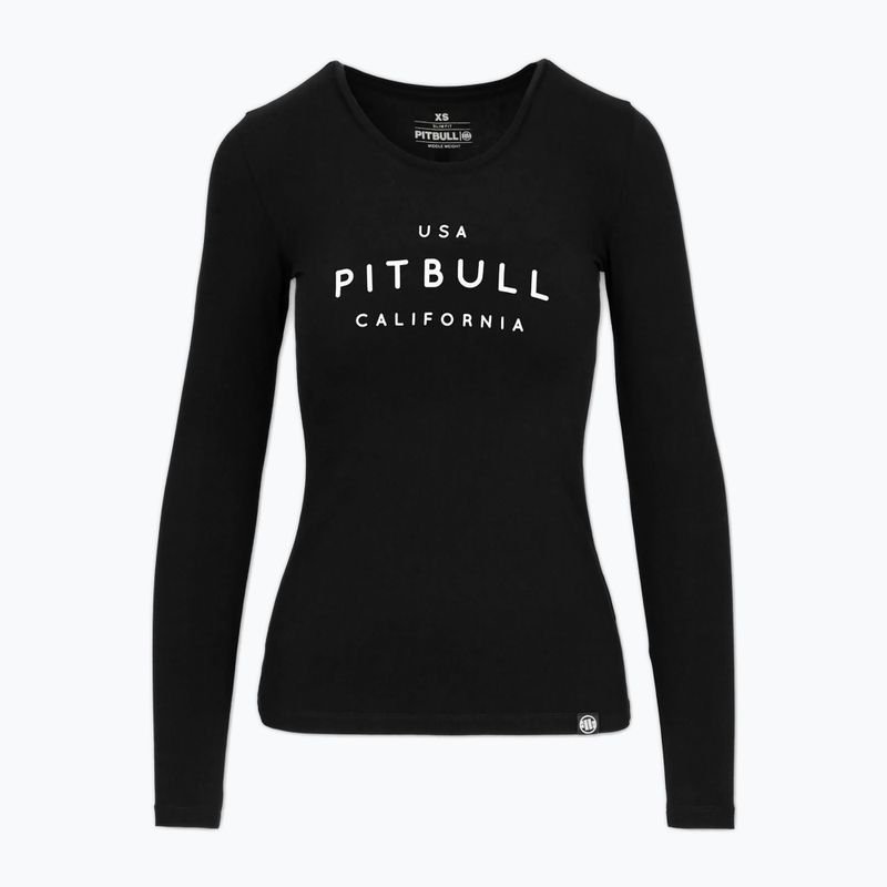 Longsleeve Damen Pitbull Usa Cal Slim Fit black 7