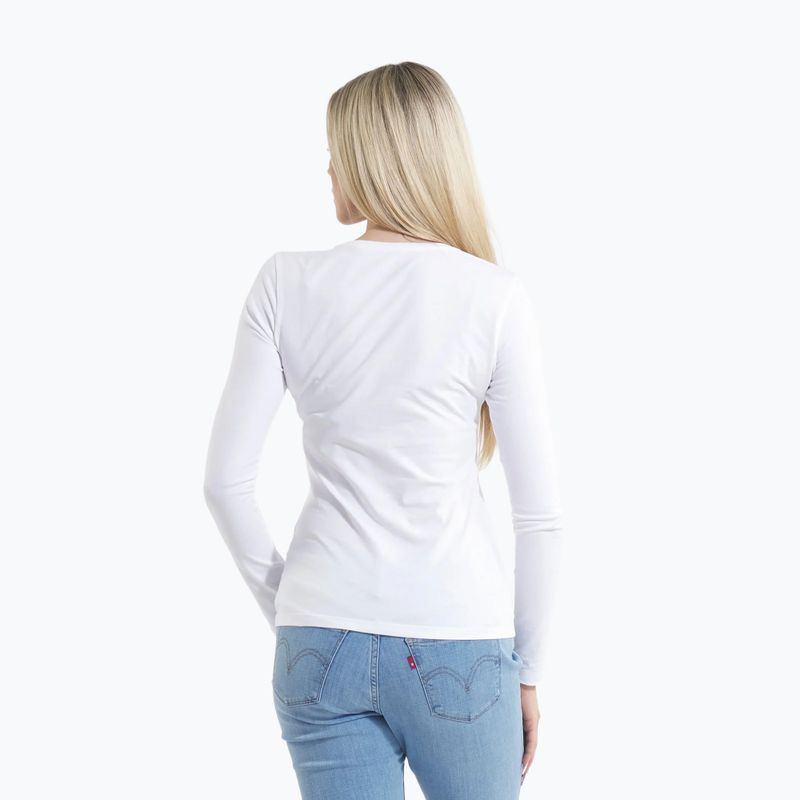 Longsleeve Damen Pitbull Usa Cal Slim Fit white 3