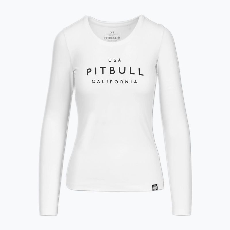 Longsleeve Damen Pitbull Usa Cal Slim Fit white 6