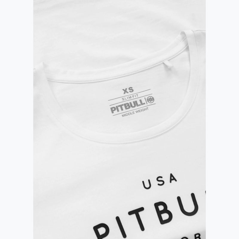 Longsleeve Damen Pitbull Usa Cal Slim Fit white 9
