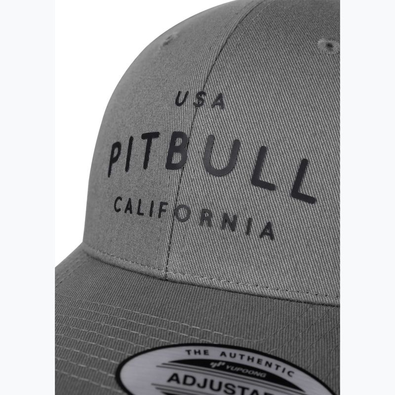 Pitbull Snapback ,,USA CAL" Classic Low Profile graphit Baseballkappe 3