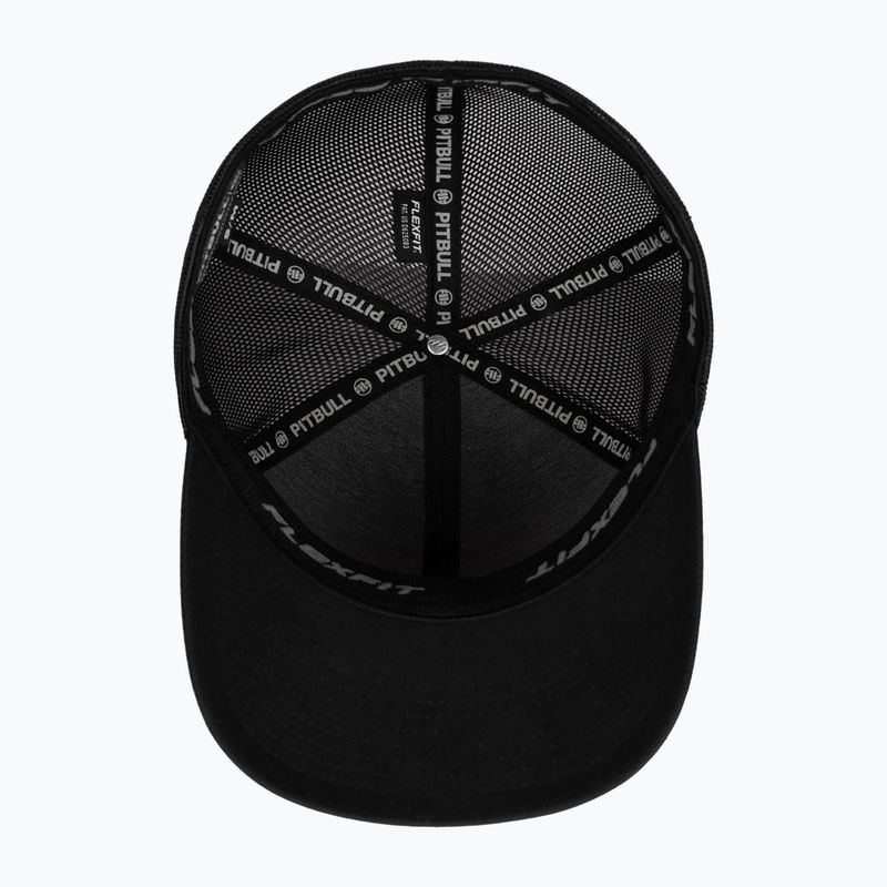 Pitbull Mesh Full Cap Logo Iridescent Flexfit schwarz 3