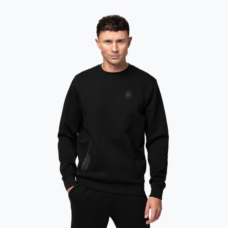 Herren Pitbull Dogwood Crewneck Sweatshirt schwarz
