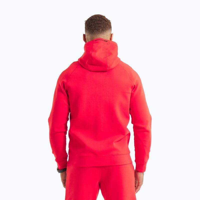Hoodie Sweatshirt Herren Pitbull Dogwood Hooded Zip Sweatshirt fluo/red 3