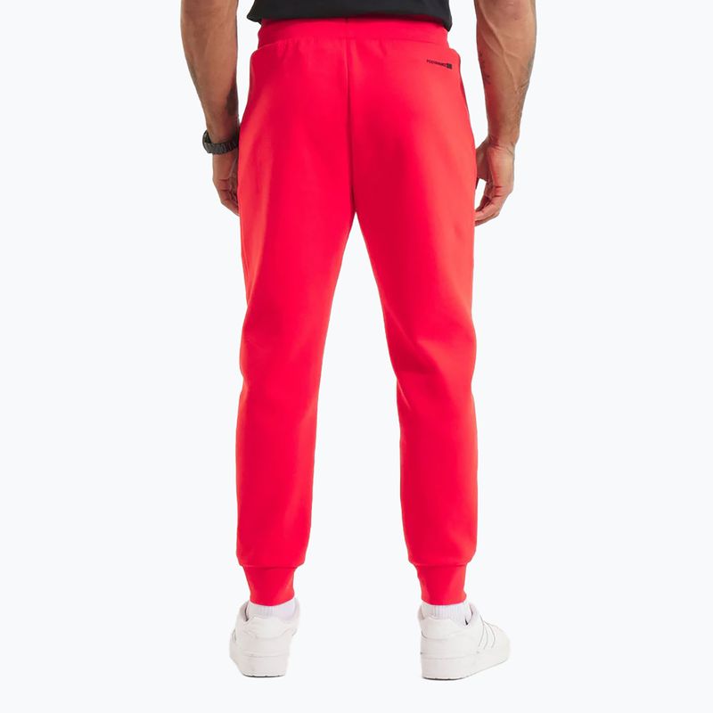 Pitbull Herren Dogwood Track Pants fluo/rot 2