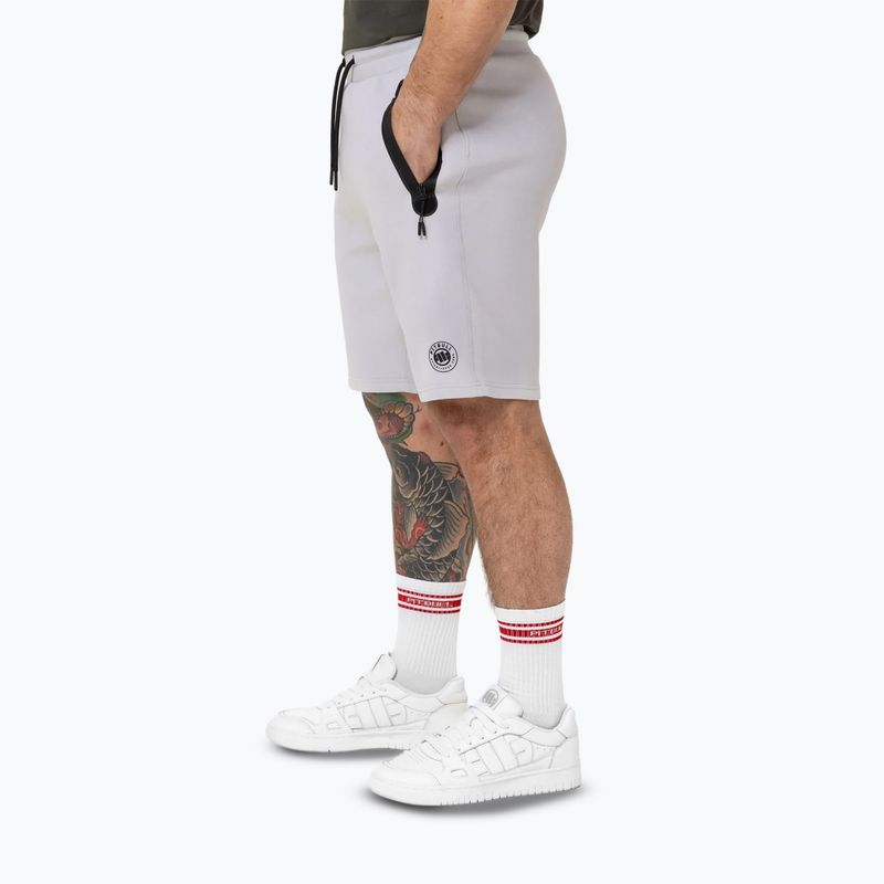 Pitbull Dogwood Sport Herren-Shorts weiß/blau 5