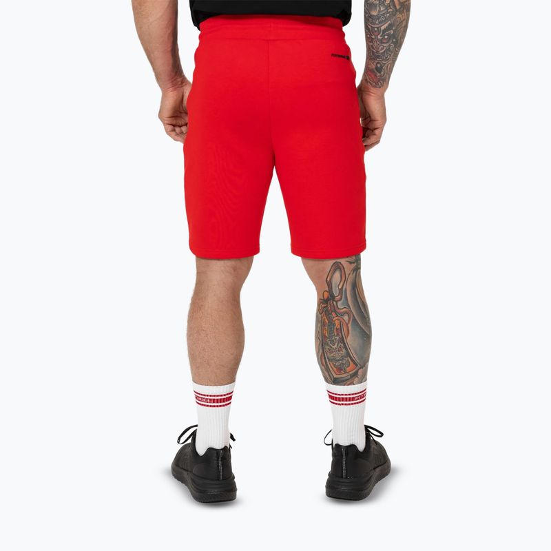 Pitbull Dogwood Sport fluo/rot Herren-Shorts 4