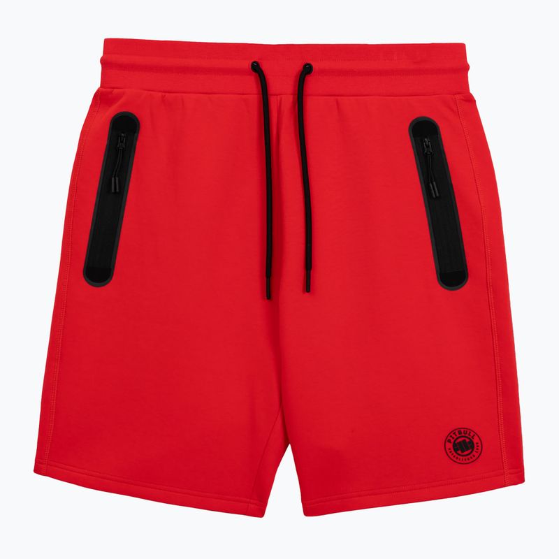 Pitbull Dogwood Sport fluo/rot Herren-Shorts