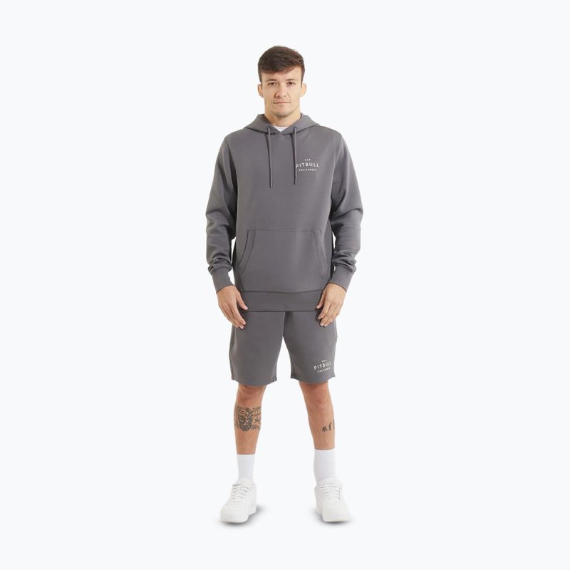 Hoodie Sweatshirt Herren Pitbull Sampson Hooded Sweatshirt graphite 2