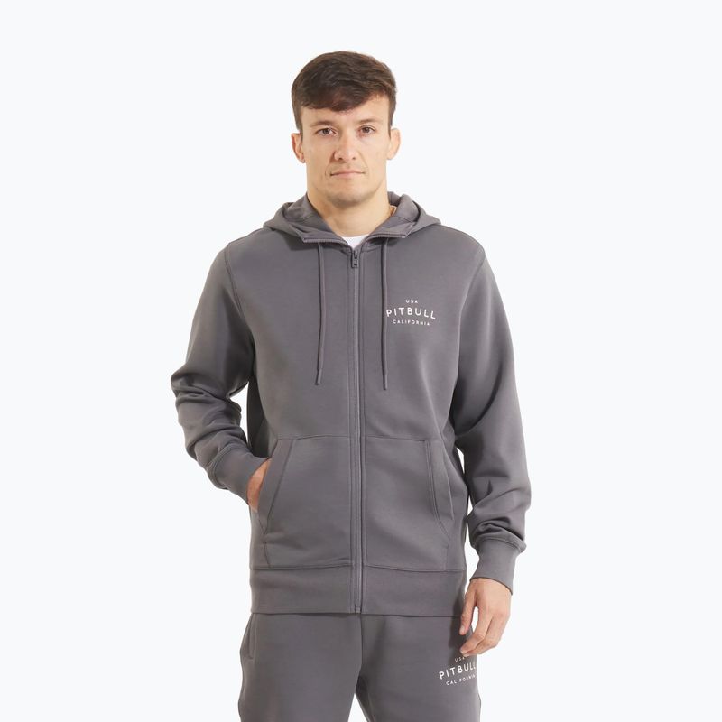 Hoodie Sweatshirt Herren Pitbull Sampson Hooded Zip Sweatshirt graphite 4