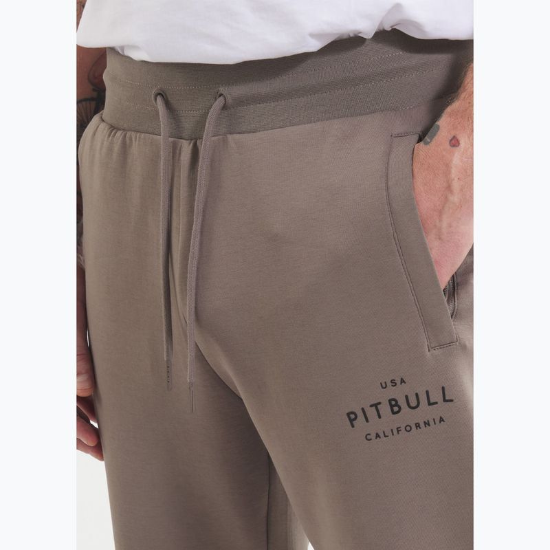 Hose Herren Pitbull Sampson Track Pants taupe 4