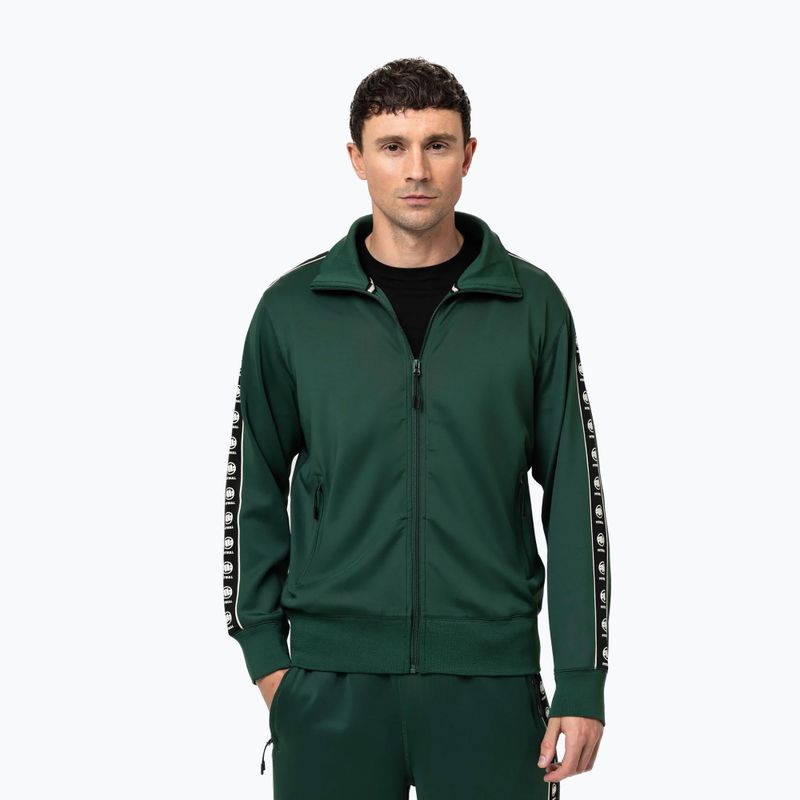 Hoodie Sweatshirt Herren Pitbull Track Jacket Powers bottle green