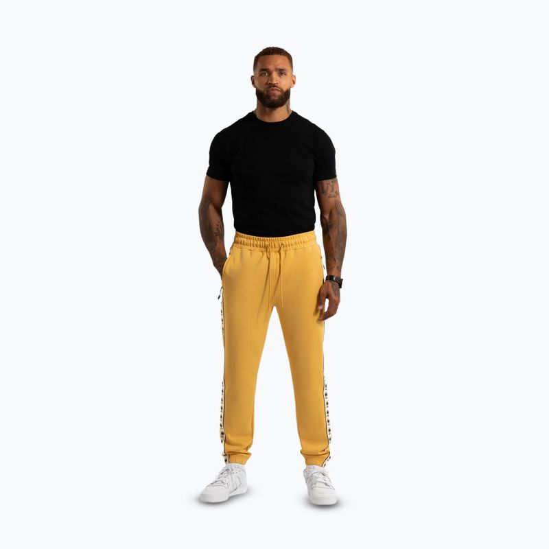 Hose Herren Pitbull Track Pants Powers pale yellow 2