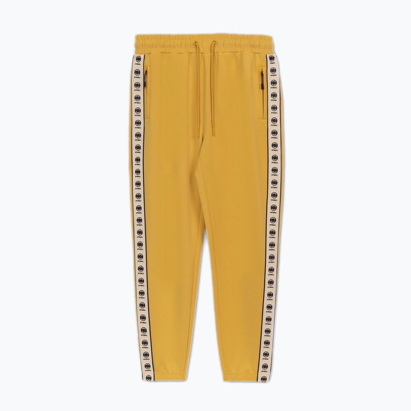 Hose Herren Pitbull Track Pants Powers pale yellow 5