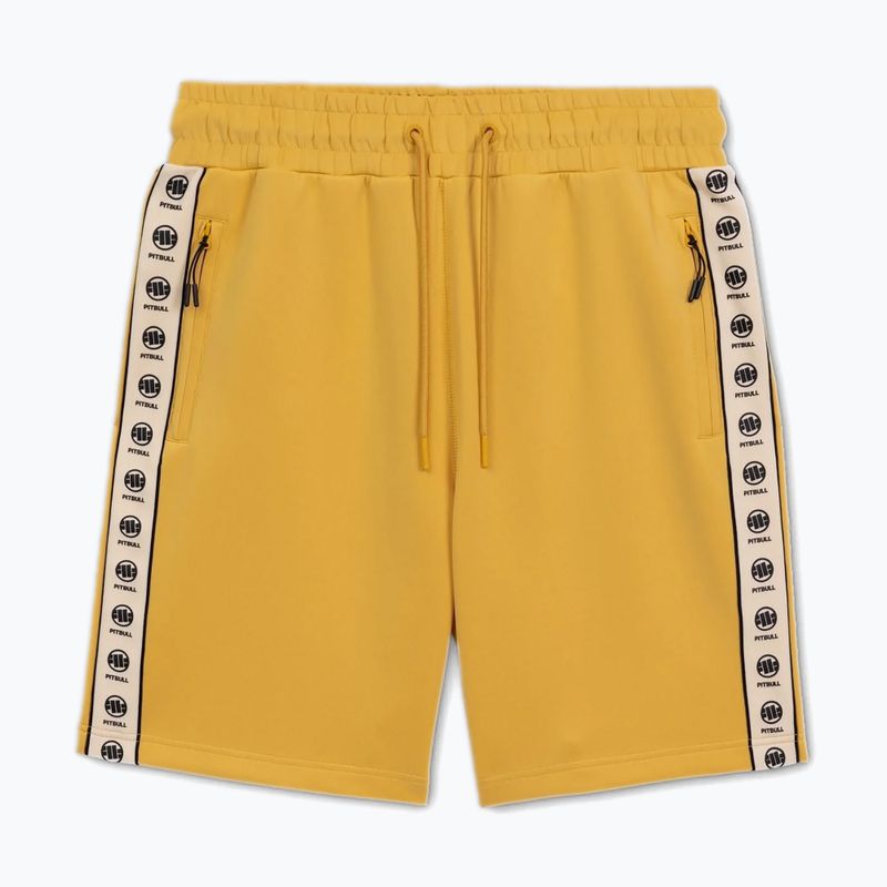 Shorts Herren Pitbull Track Shorts Powers pale yellow