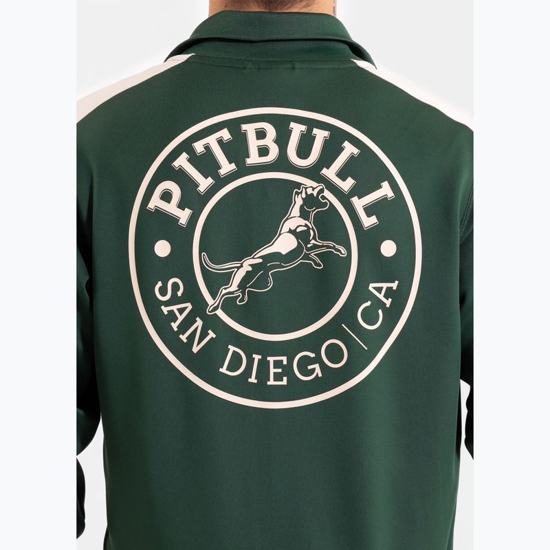 Hoodie Sweatshirt Herren Pitbull Track Jacket San Diego bottle green 5