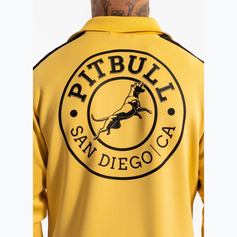 Hoodie Sweatshirt Herren Pitbull Track Jacket San Diego pale yellow 4