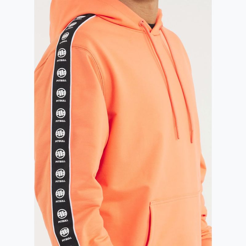 Hoodie Sweatshirt Herren Pitbull Tape Nugget Hooded Sweatshirt bright salmon 4