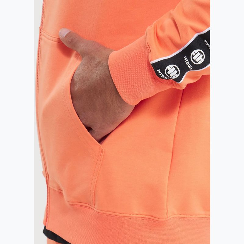 Hoodie Sweatshirt Herren Pitbull Tape Nugget Hooded Zip Sweatshirt bright salmon 5
