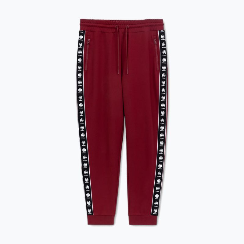 Hose Herren Pitbull Tape Nugget Jogging burgundy 5