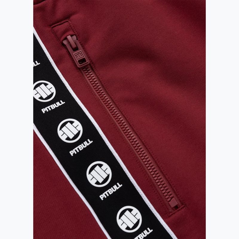 Hose Herren Pitbull Tape Nugget Jogging burgundy 8