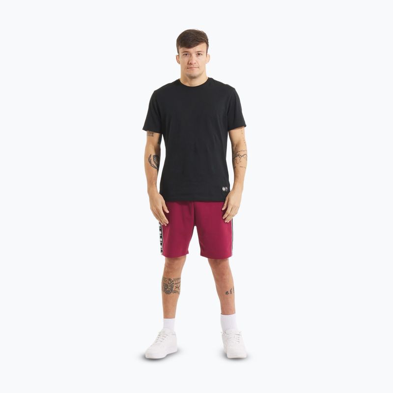Shorts Herren Pitbull Tape Nugget burgundy 2