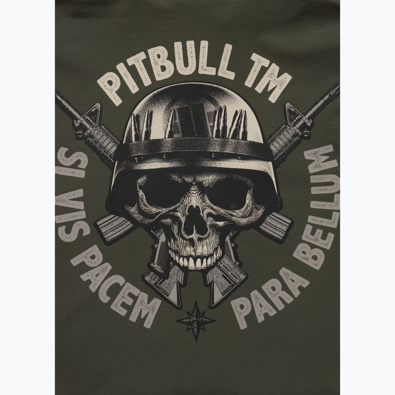 Hoodie Sweatshirt Herren Pitbull Paara Bellum Crewneck Sweatshirt old green 8