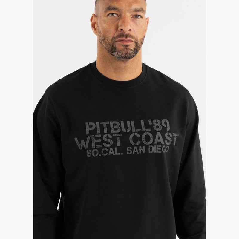 Hoodie Sweatshirt Herren Pitbull Driving Crewneck Sweatshirt black 4