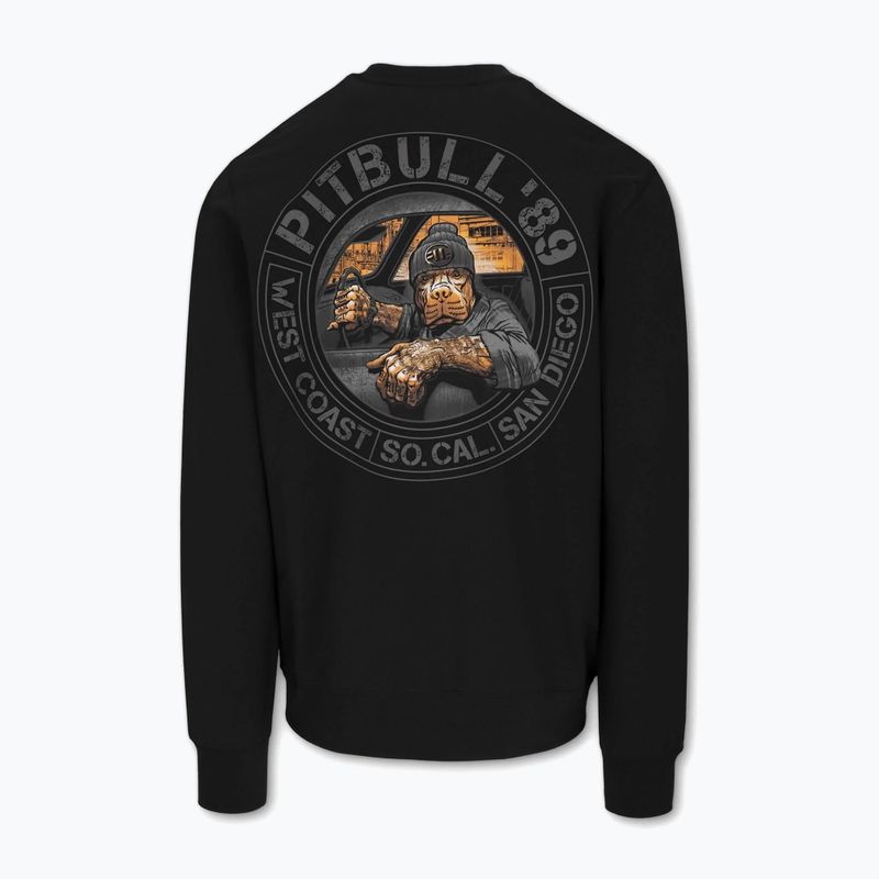 Hoodie Sweatshirt Herren Pitbull Driving Crewneck Sweatshirt black 6