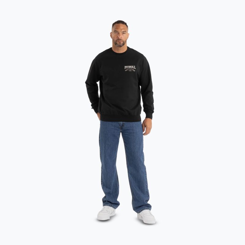 Herren Pitbull Troublemaker Crewneck Sweatshirt schwarz 2