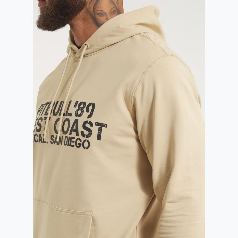Hoodie Sweatshirt Herren Pitbull Driving Hooded Sweatshirt pale sand 6