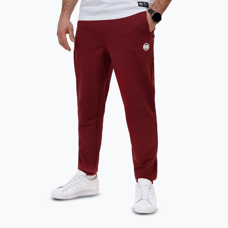 Hose Herren Pitbull Nugget Jogging burgundy