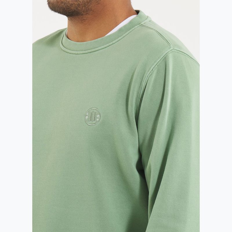 Hoodie Sweatshirt Herren Pitbull Lancaster 2 Crewneck Sweatshirt washed green 4