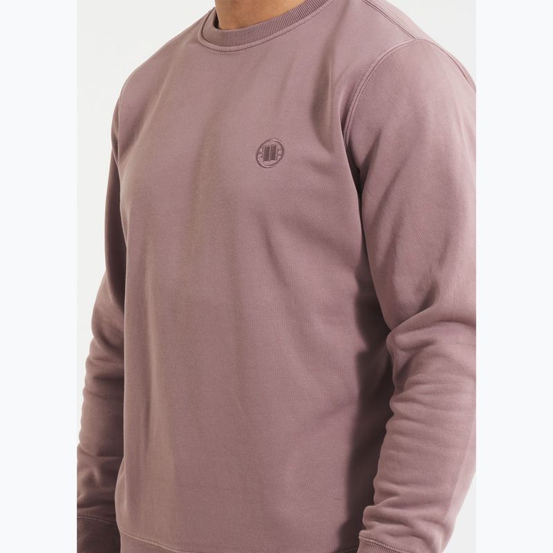 Hoodie Sweatshirt Herren Pitbull Lancaster 2 Crewneck Sweatshirt washed burgundy 4