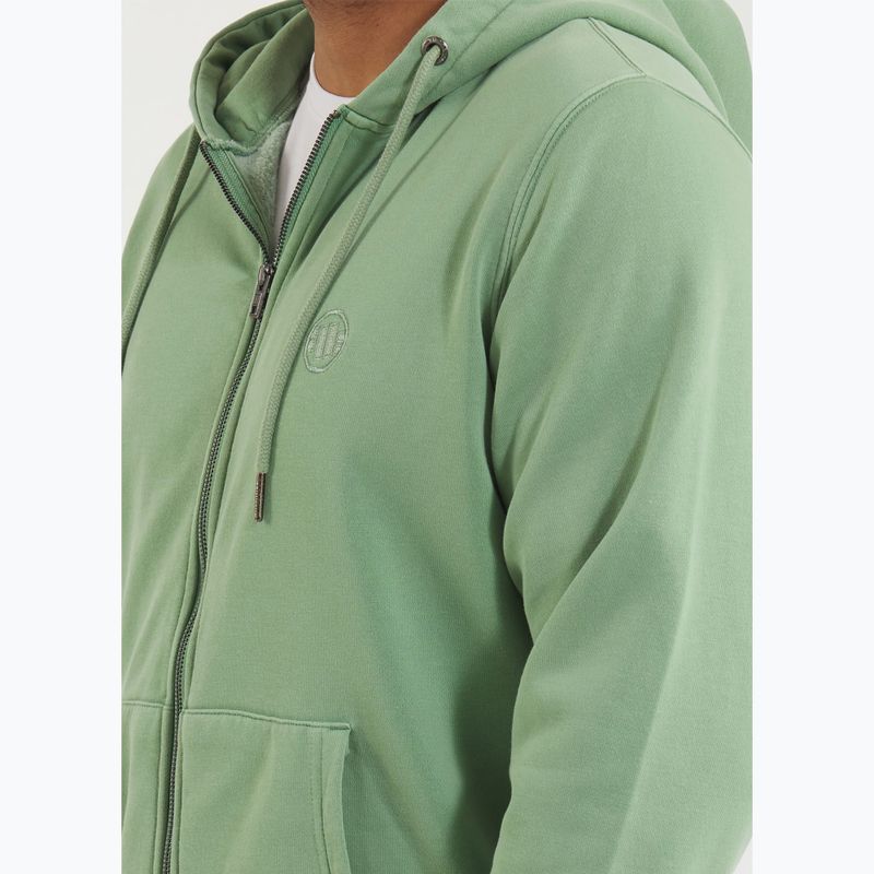Hoodie Sweatshirt Herren Pitbull Lancaster 2 Hooded Zip Sweatshirt washed green 4