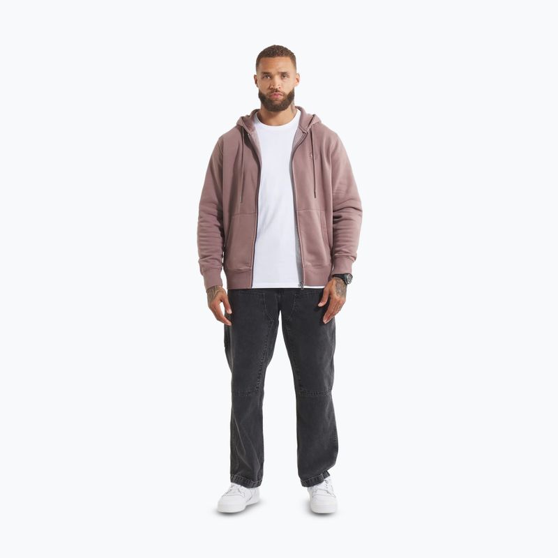 Hoodie Sweatshirt Herren Pitbull Lancaster 2 Hooded Zip Sweatshirt washed burgundy 2