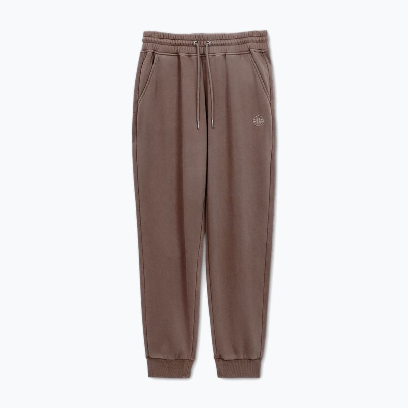 Hose Herren Pitbull Lancaster 2 Track Pants washed burgundy 4