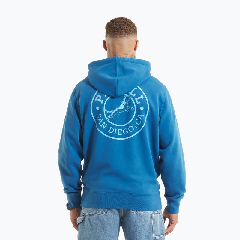 Hoodie Sweatshirt Pitbull Vintage Boxing Hooded Sweatshirt shade blue 3