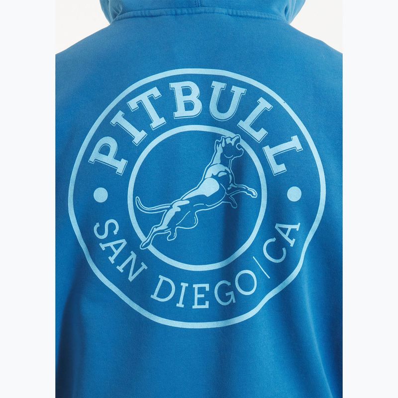 Hoodie Sweatshirt Pitbull Vintage Boxing Hooded Sweatshirt shade blue 5