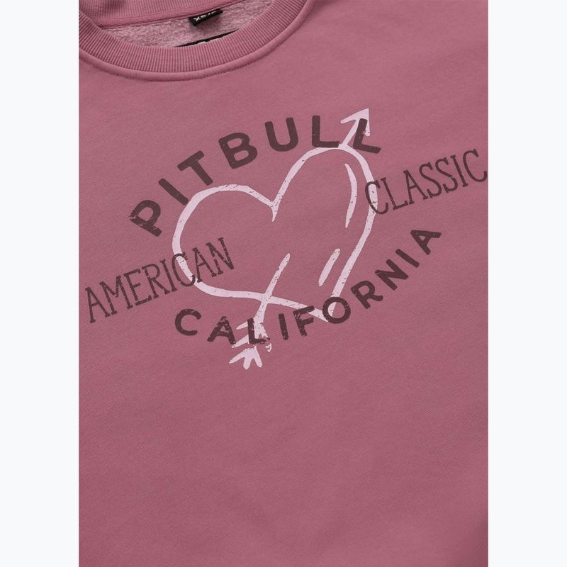 Hoodie Sweatshirt Damen Pitbull Manzanita Heart Crewneck Sweatshirt pink 9