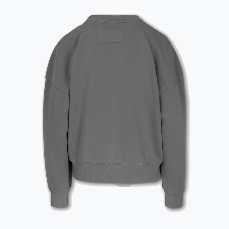 Hoodie Sweatshirt Damen Pitbull Manzanita Heart Crewneck Sweatshirt washed grey 5