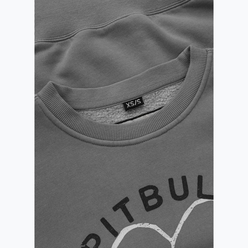 Hoodie Sweatshirt Damen Pitbull Manzanita Heart Crewneck Sweatshirt washed grey 6