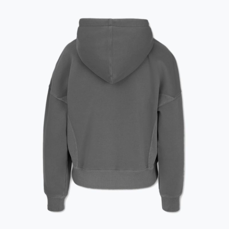 Hoodie Sweatshirt Damen Pitbull Manzanita Heart Hooded Zip Sweatshirt washed grey 5