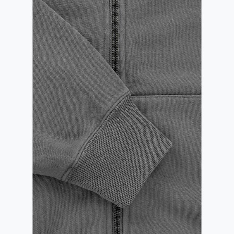 Hoodie Sweatshirt Damen Pitbull Manzanita Heart Hooded Zip Sweatshirt washed grey 9