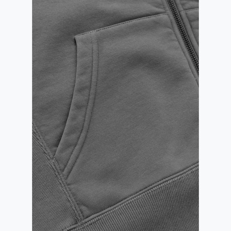 Hoodie Sweatshirt Damen Pitbull Manzanita Heart Hooded Zip Sweatshirt washed grey 10